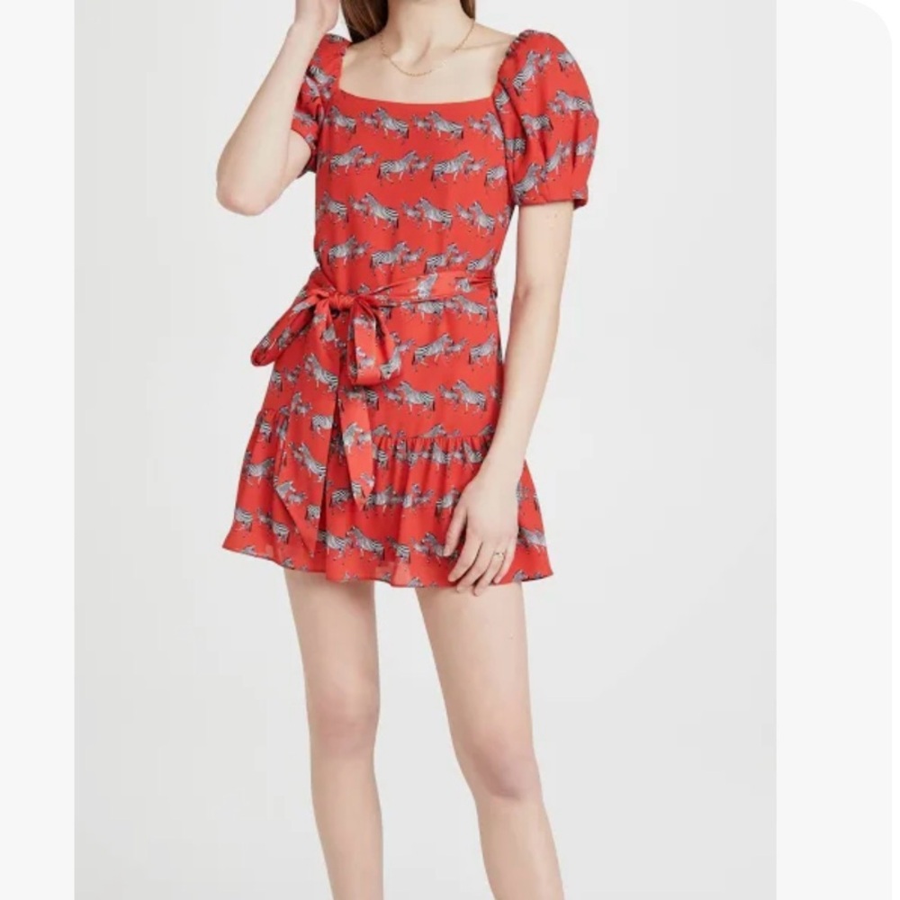 Alice + Olivia Zebra Print Dress